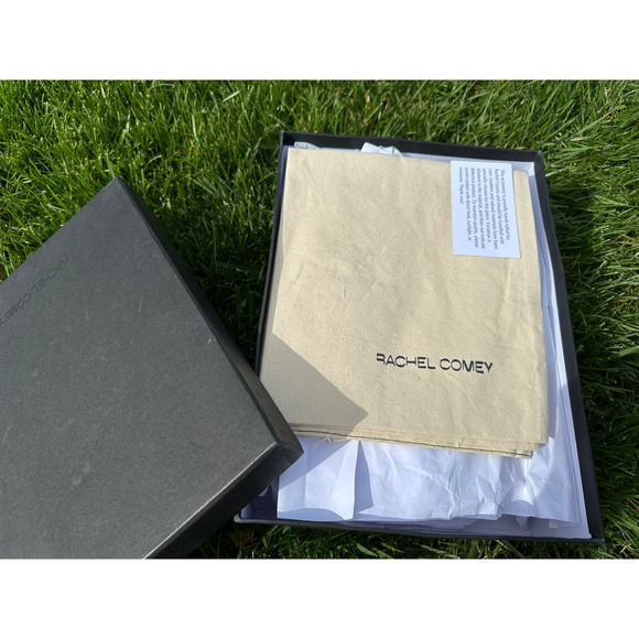 Rachel Comey Blaring Clog Nappa Leather White Natural Wood Size 8 NIB Clogs - Picture 8 of 16